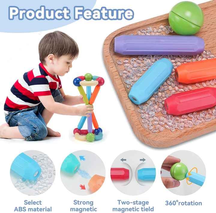 Magnetic Sticks Building Blocks Toy For Kids