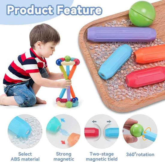 Magnetic Sticks Building Blocks Toy For Kids