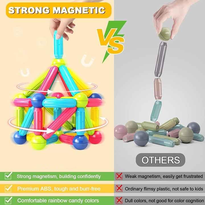 Magnetic Sticks Building Blocks Toy For Kids