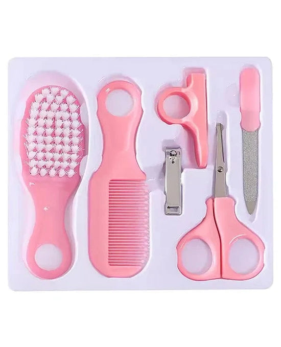 Pink Portable Baby Care Set – 6 Essentials for Newborns
