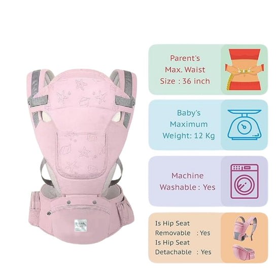 Baby Carrier with Hip Seat | Comfortable & Breathable