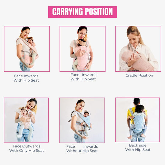 Baby Carrier with Hip Seat | Comfortable & Breathable