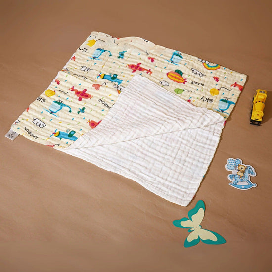 Baby Muslin Dohar For Babies | 100% Cotton | 6 Layers