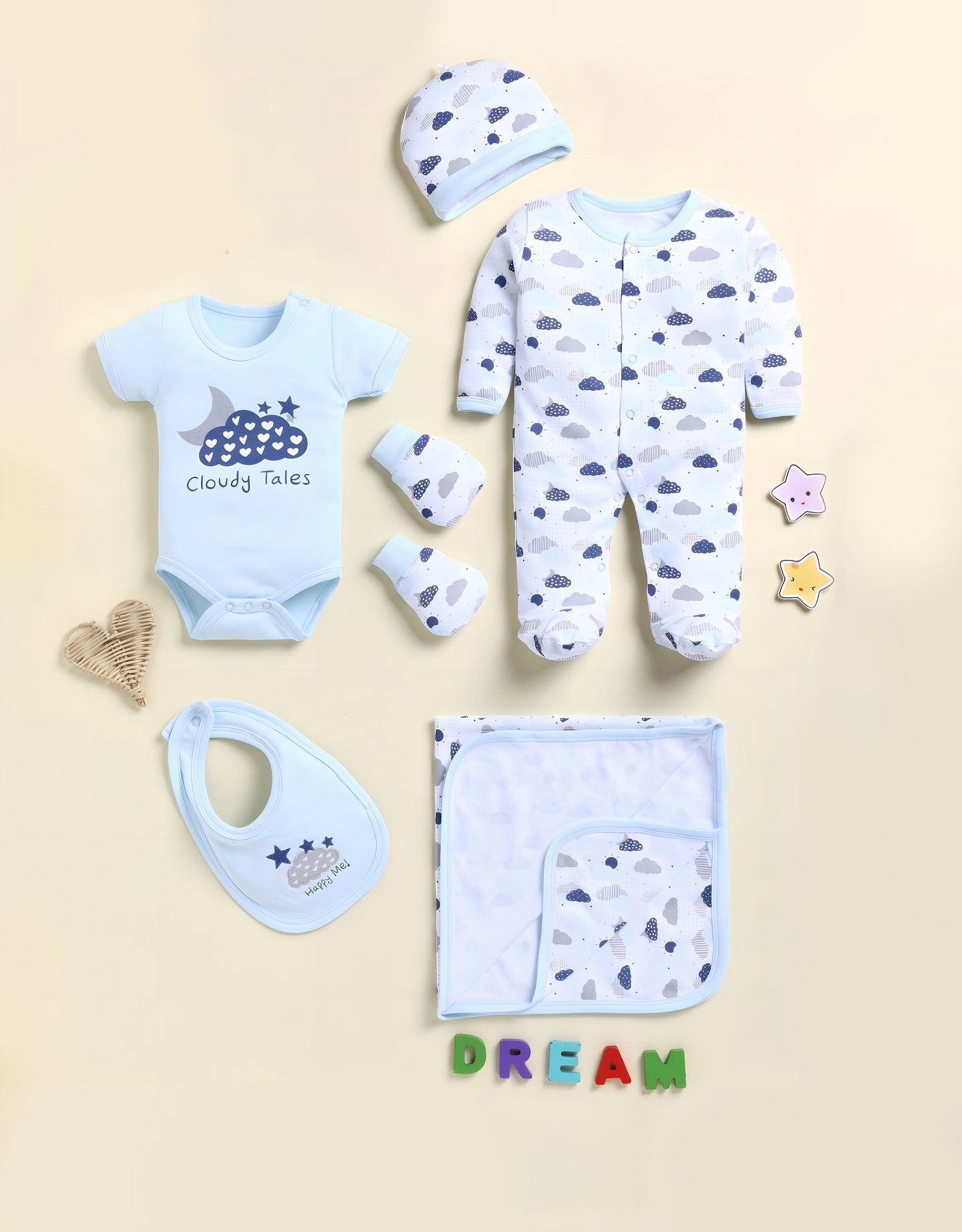 New Born Clothing Combo For Babies | Unisex | 0M