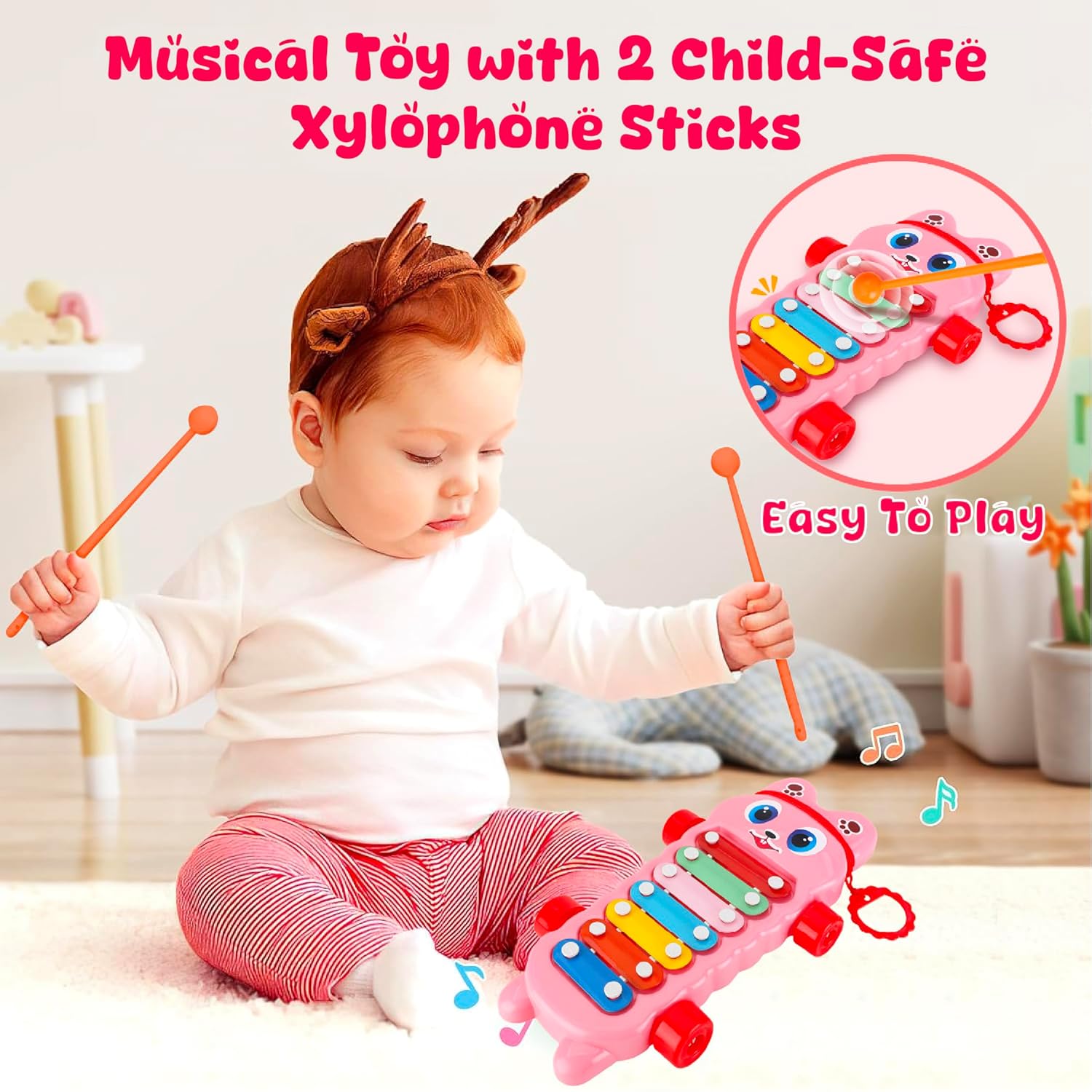 2-in-1 Piano Combined Musical Educational Toy For Kids