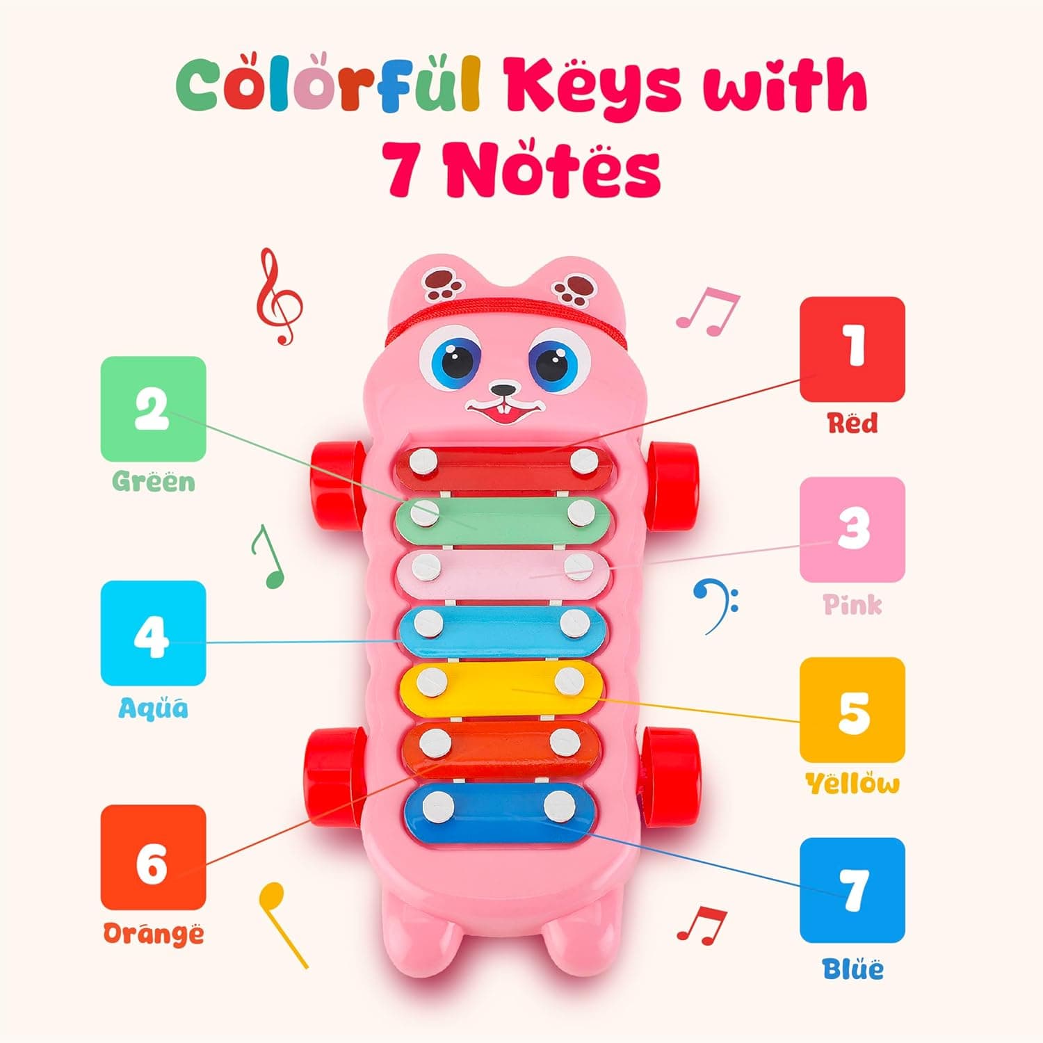 2-in-1 Piano Combined Musical Educational Toy For Kids