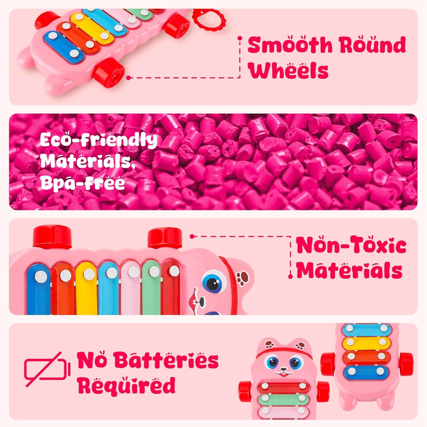 2-in-1 Piano Combined Musical Educational Toy For Kids