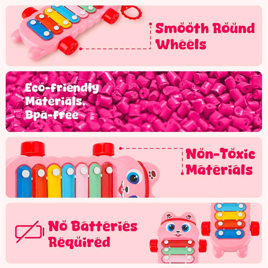 2-in-1 Piano Combined Musical Educational Toy For Kids