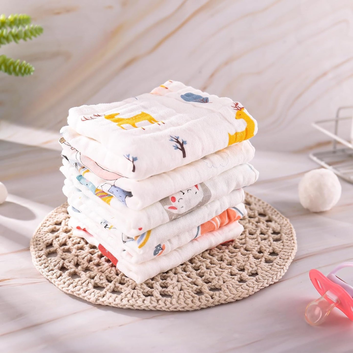 Reusable Baby Wipes & Towels | Pack of 5