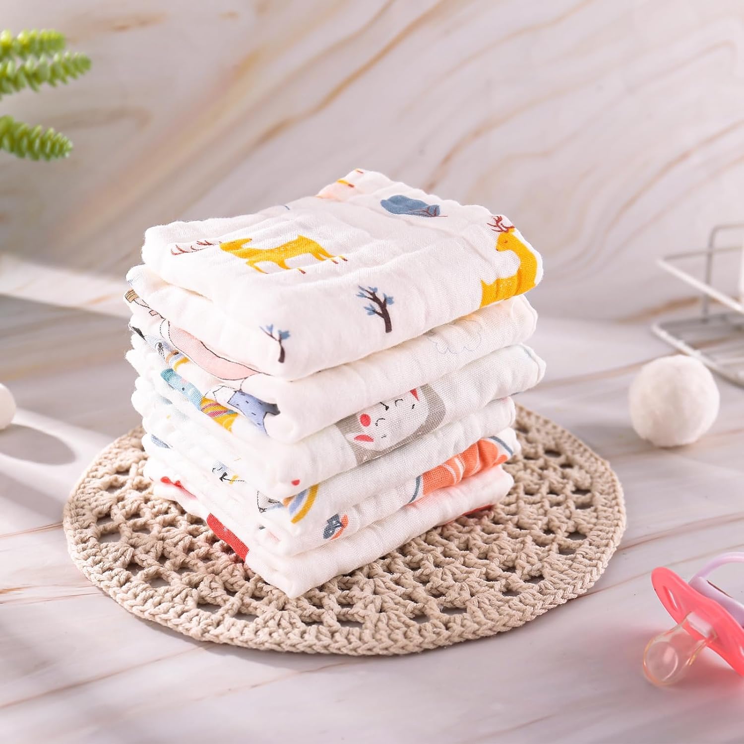 Reusable Baby Wipes & Towels | Pack of 5