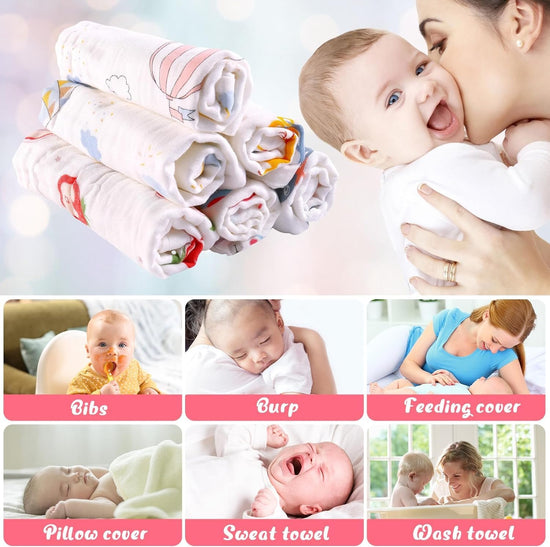 Reusable Baby Wipes & Towels | Pack of 5