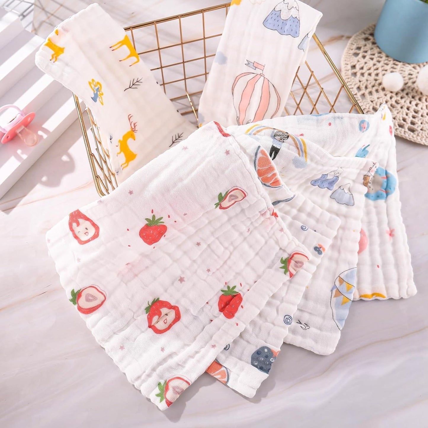 Reusable Baby Wipes & Towels | Pack of 5