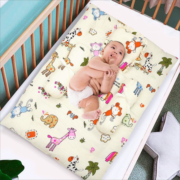 Premium Matress Set For New Born | Godadi Set for Newborn | 0-12M