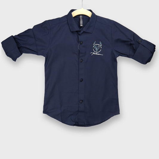 Shirts For Boys | 2-6 Years | 71175 - Navy