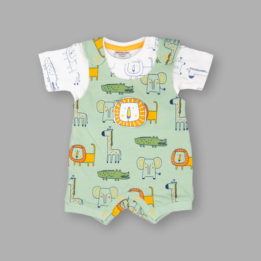 Dungaree Romper | 0-12 Months | WC2150
