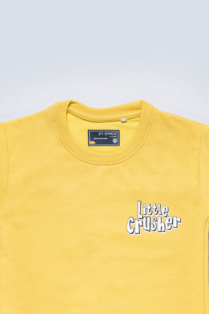 Hip Hop Oversize Yellow Tshirt For Boys
