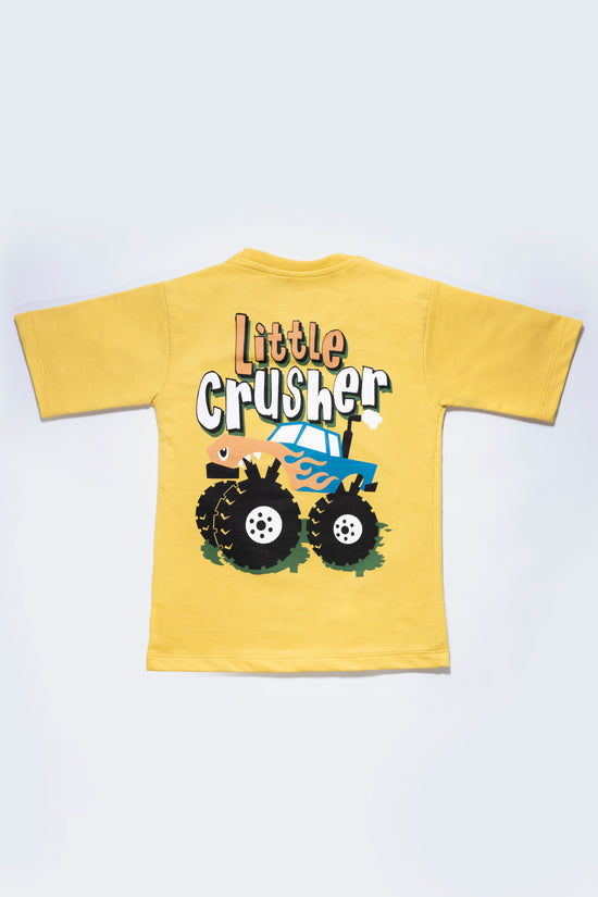 Hip Hop Oversize Yellow Tshirt For Boys