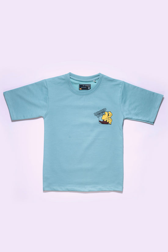 Hip Hop Oversize Aqua Tshirt For Boys