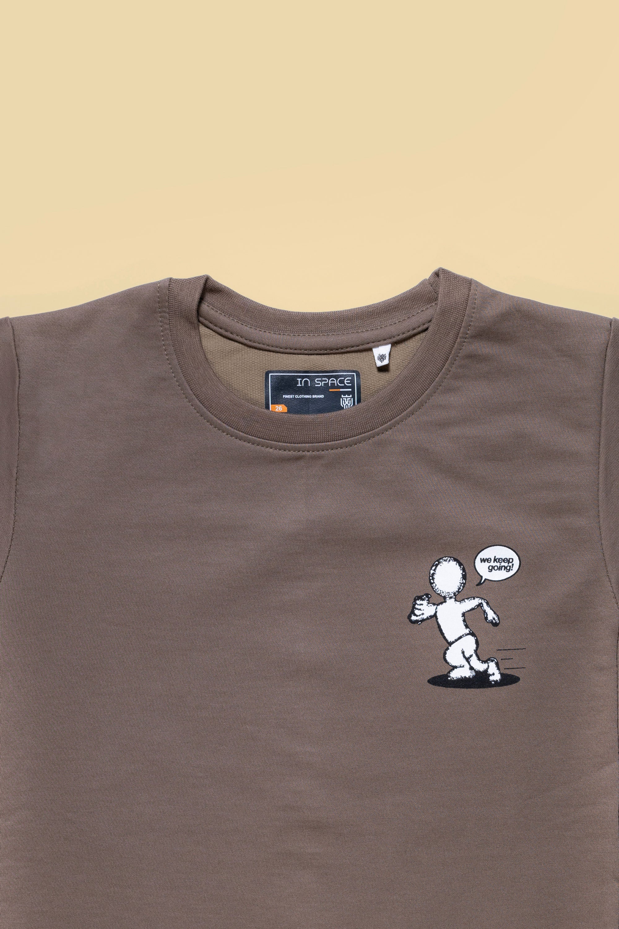 Hip Hop Oversize Brown Tshirt For Boys