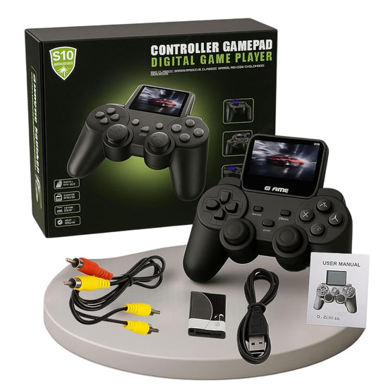 520-in-1 Retro Gaming Console for Kids & Adults | S10 Handheld Game Console with Controller | Portable Video Game Player for Boys & Girls