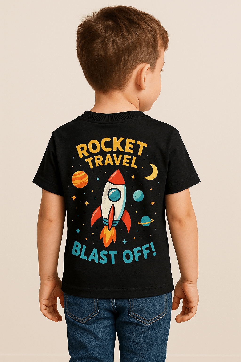 Hip Hop Oversize Black Tshirt For Boys