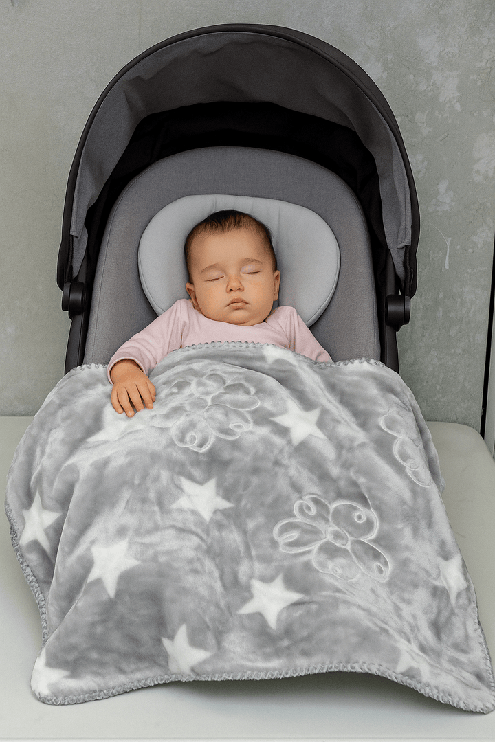 Baby Fleece Blanket | Soft & Cosy | Unisex | 43x 55 Inch | Pack of 1