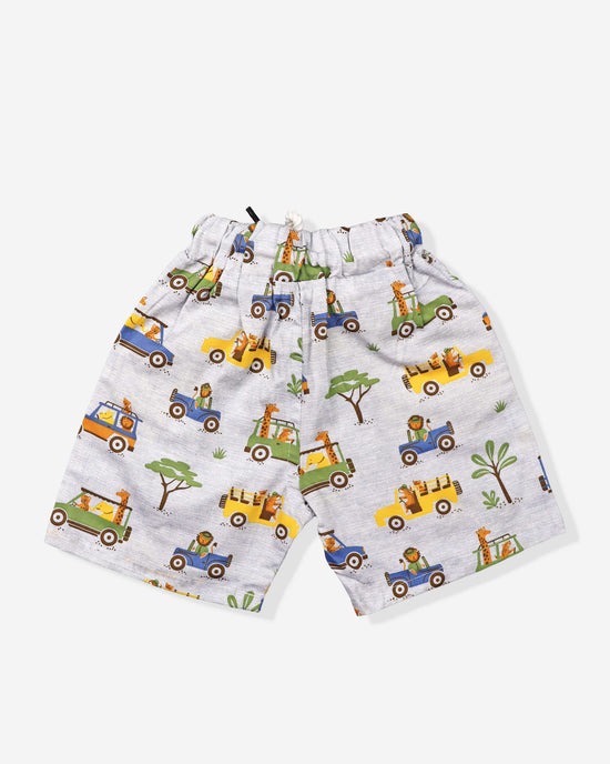 Printed 3 Piece Cord Set For Baby Boys For Summers
