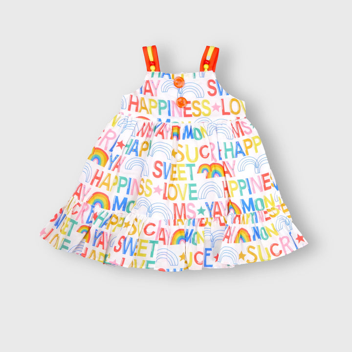 Frocks For Girls || 3M-5 Years || 05455 || White