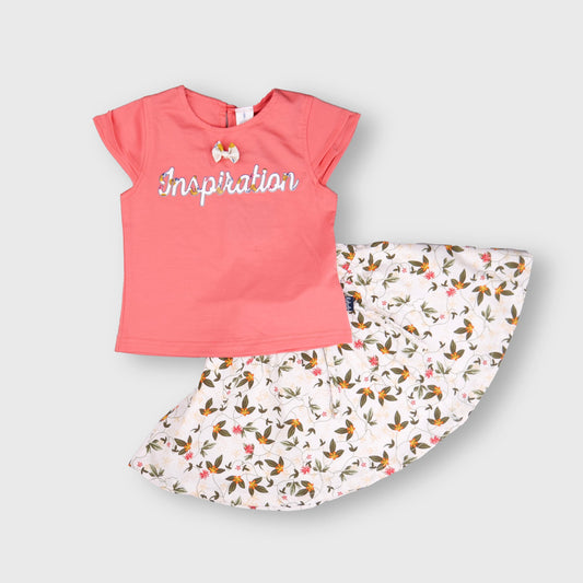 Clothing sets for Girls | 3-18 Months | GS G-070 Peach