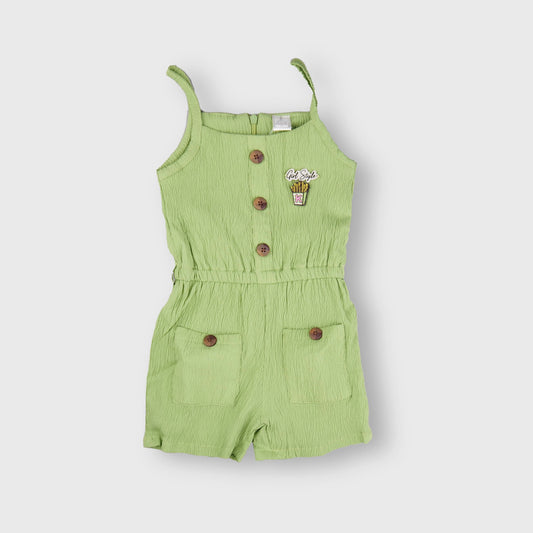 Jumpsuit For Girls | 3-18 Months | G-076 Green
