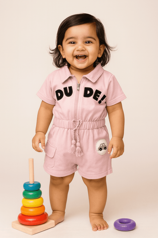 Jumsuit For Girls | Soft & Compfy | Front Zipped