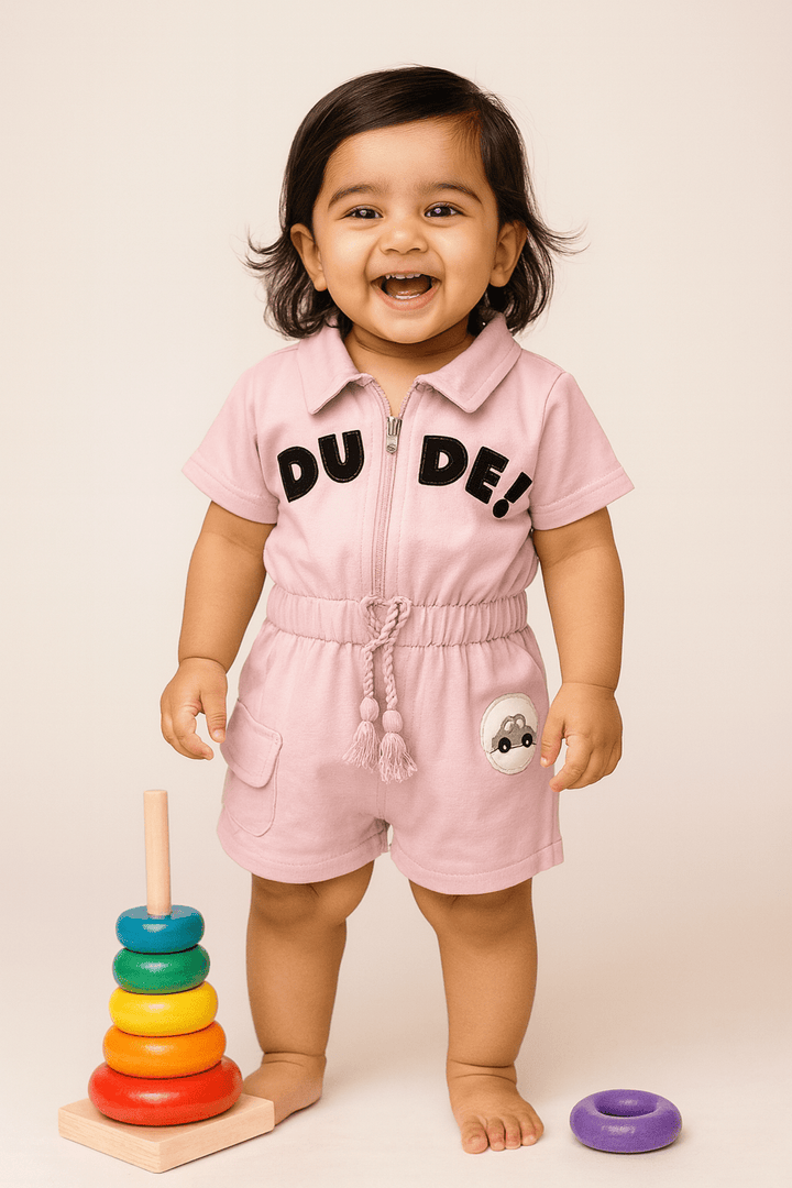 Jumsuit For Girls | Soft & Compfy | Front Zipped