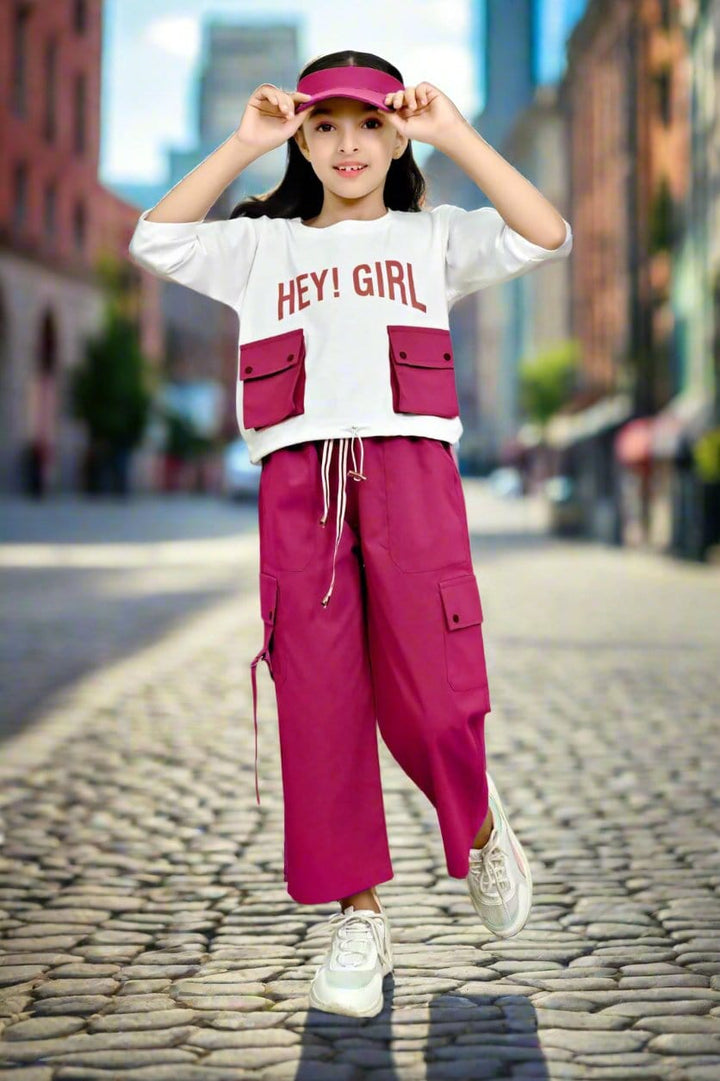 Comfy Pink Clothing Sets For Girls