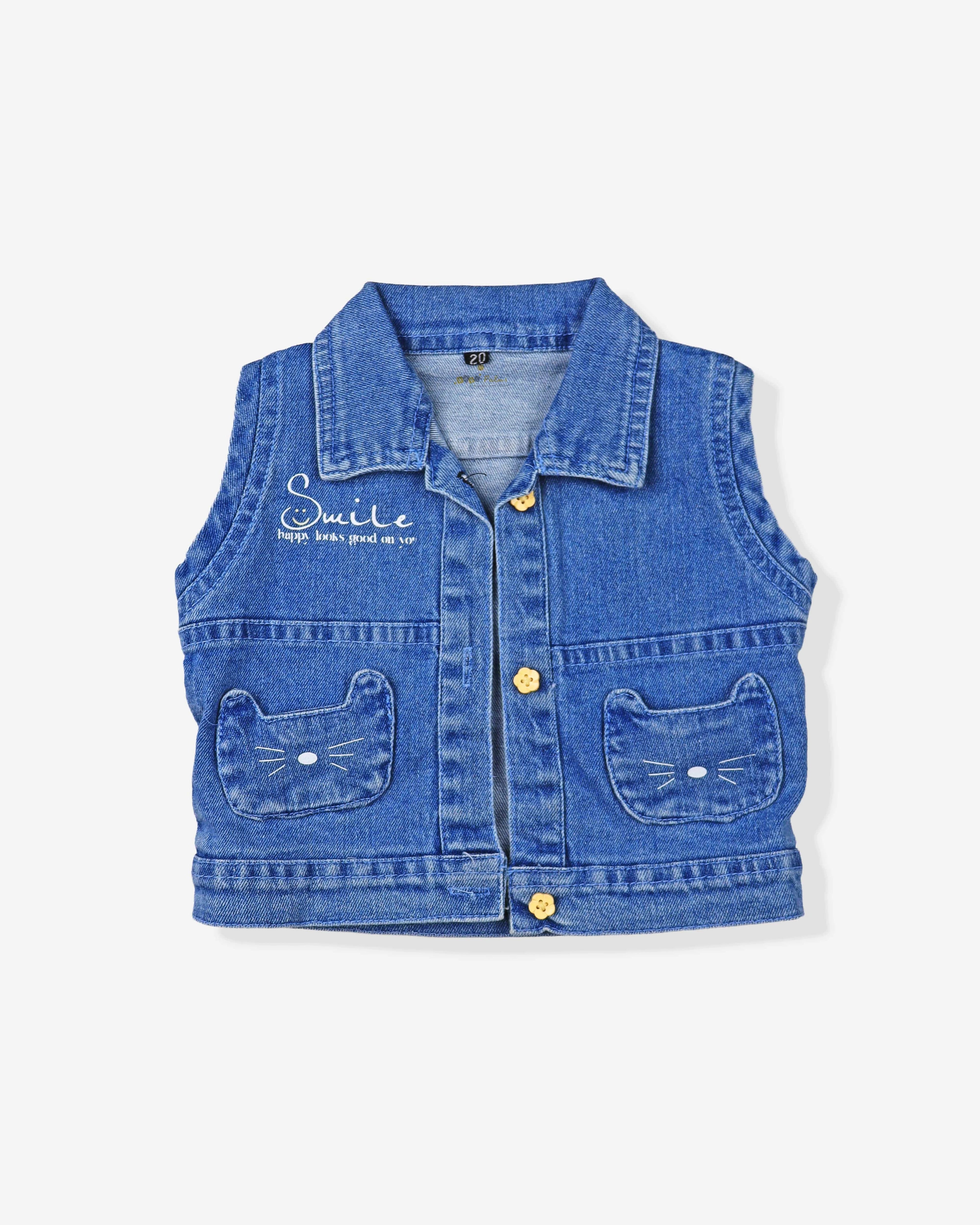 Clothing Sets For Girls | Denim Shrug & White Tshirt