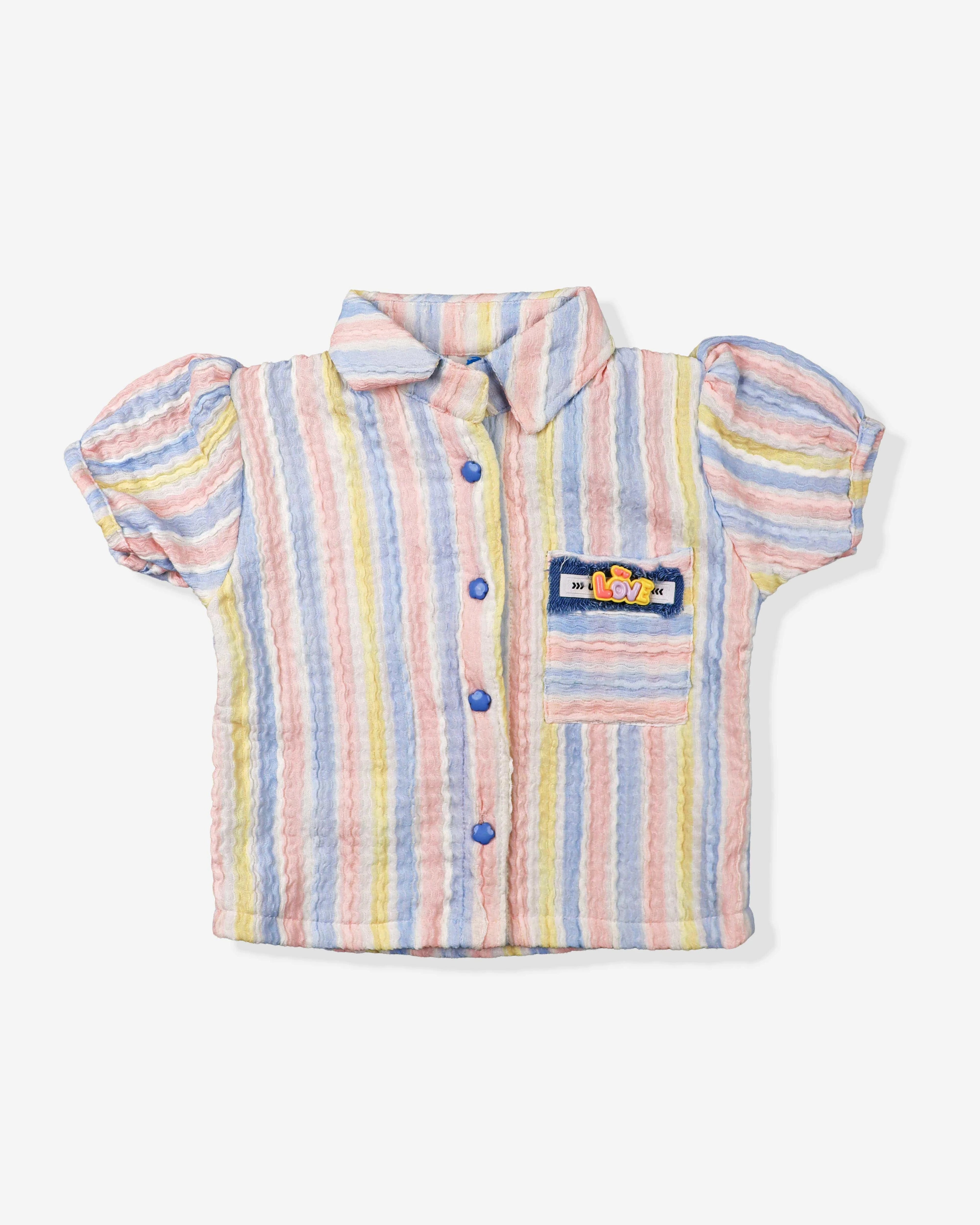 Clothing Sets For Girls | Shirt & Capri Set | Multicolor