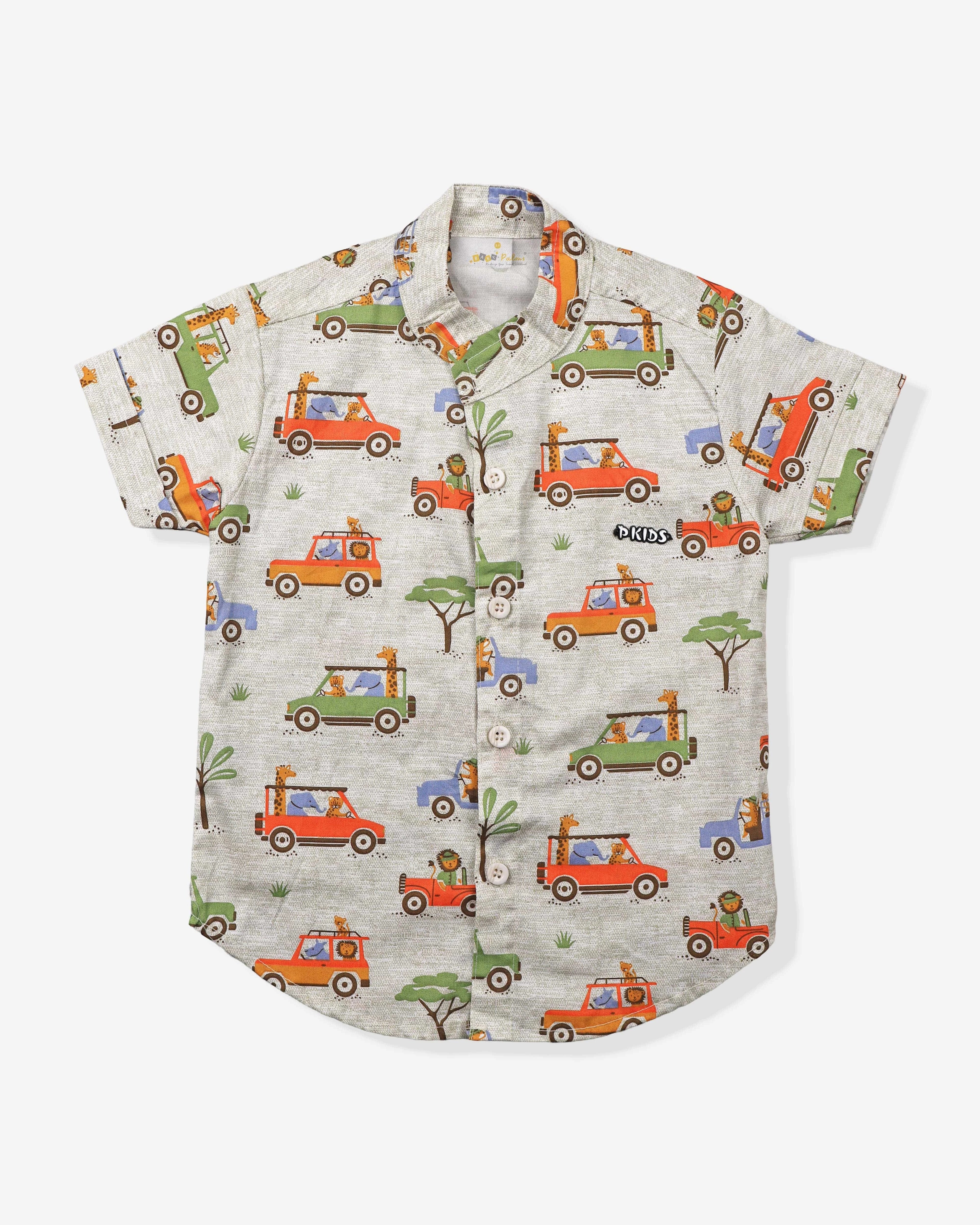 Printed 3 Piece Cord Set For Baby Boys For Summers