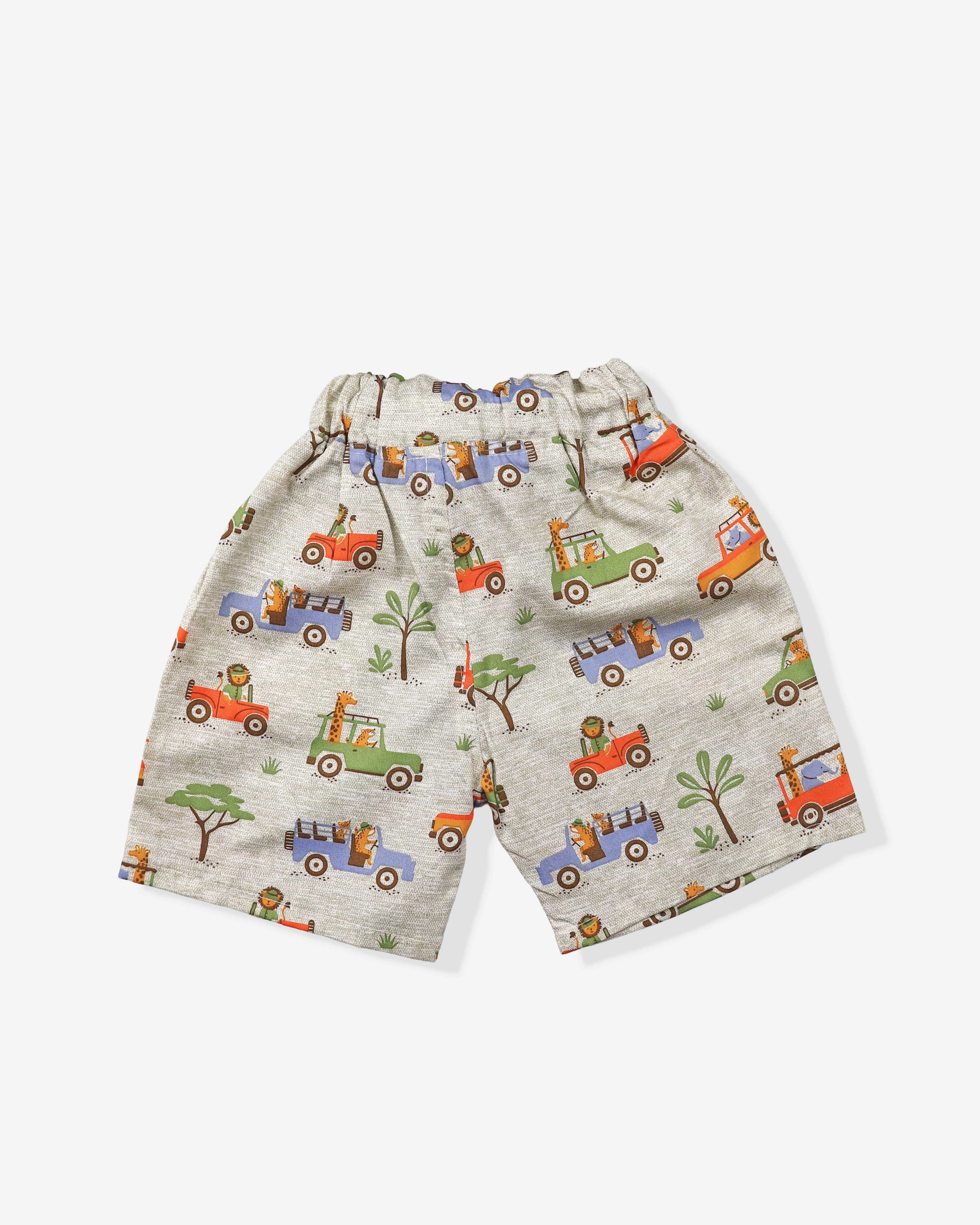 Printed 3 Piece Cord Set For Baby Boys For Summers