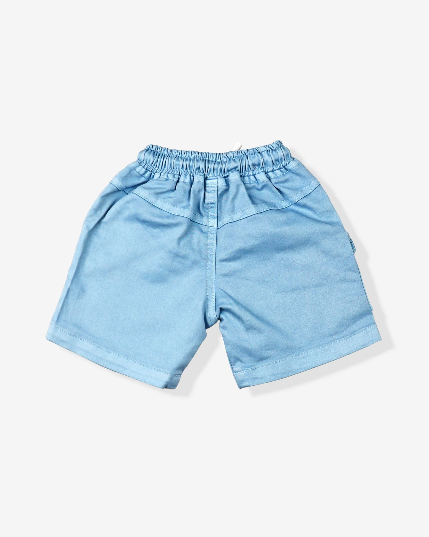 Printed Clothing Set for Boys With Solid Shorts