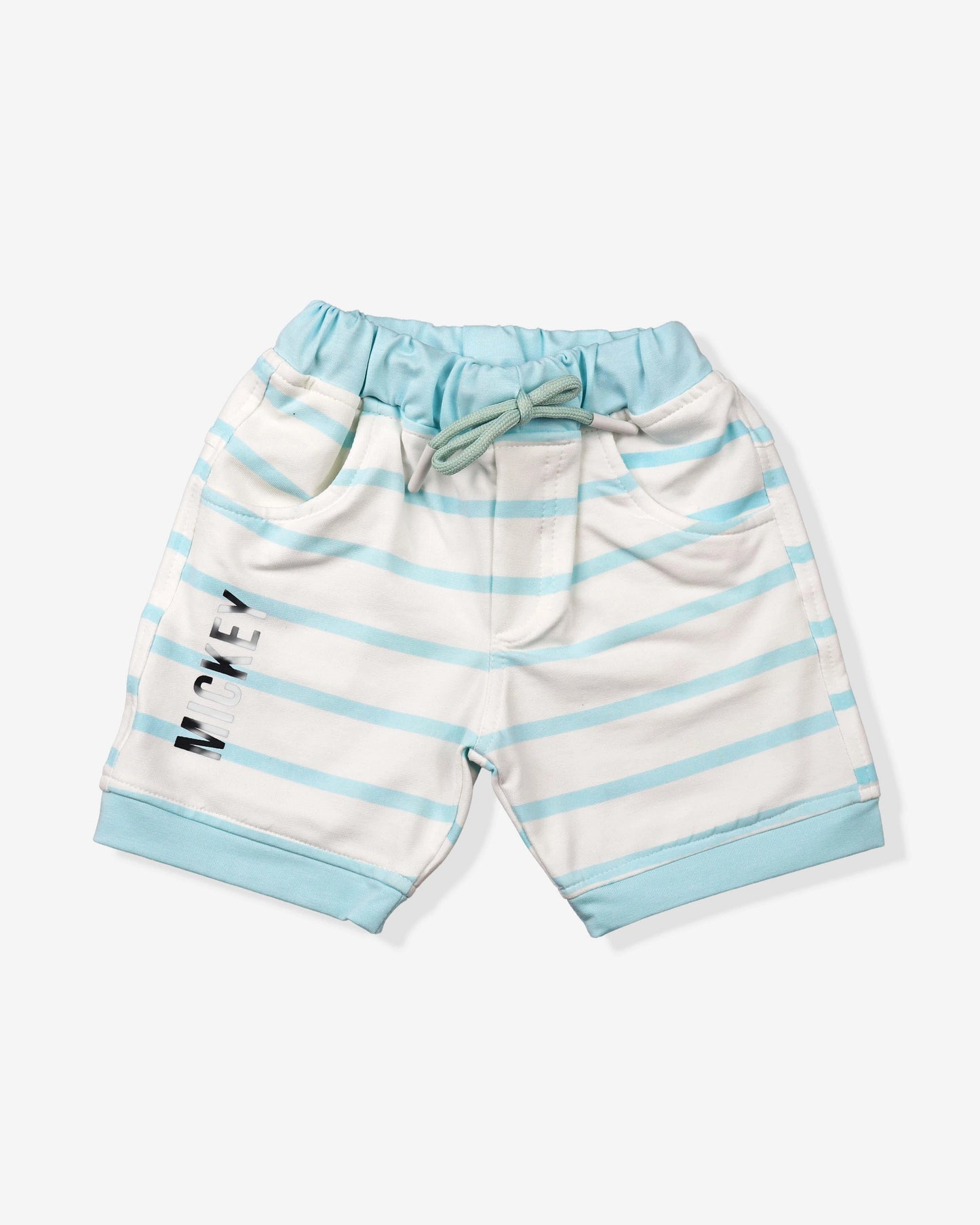 Peach Clothing Set For Boys | Soft & Comfy With Stripped Shorts