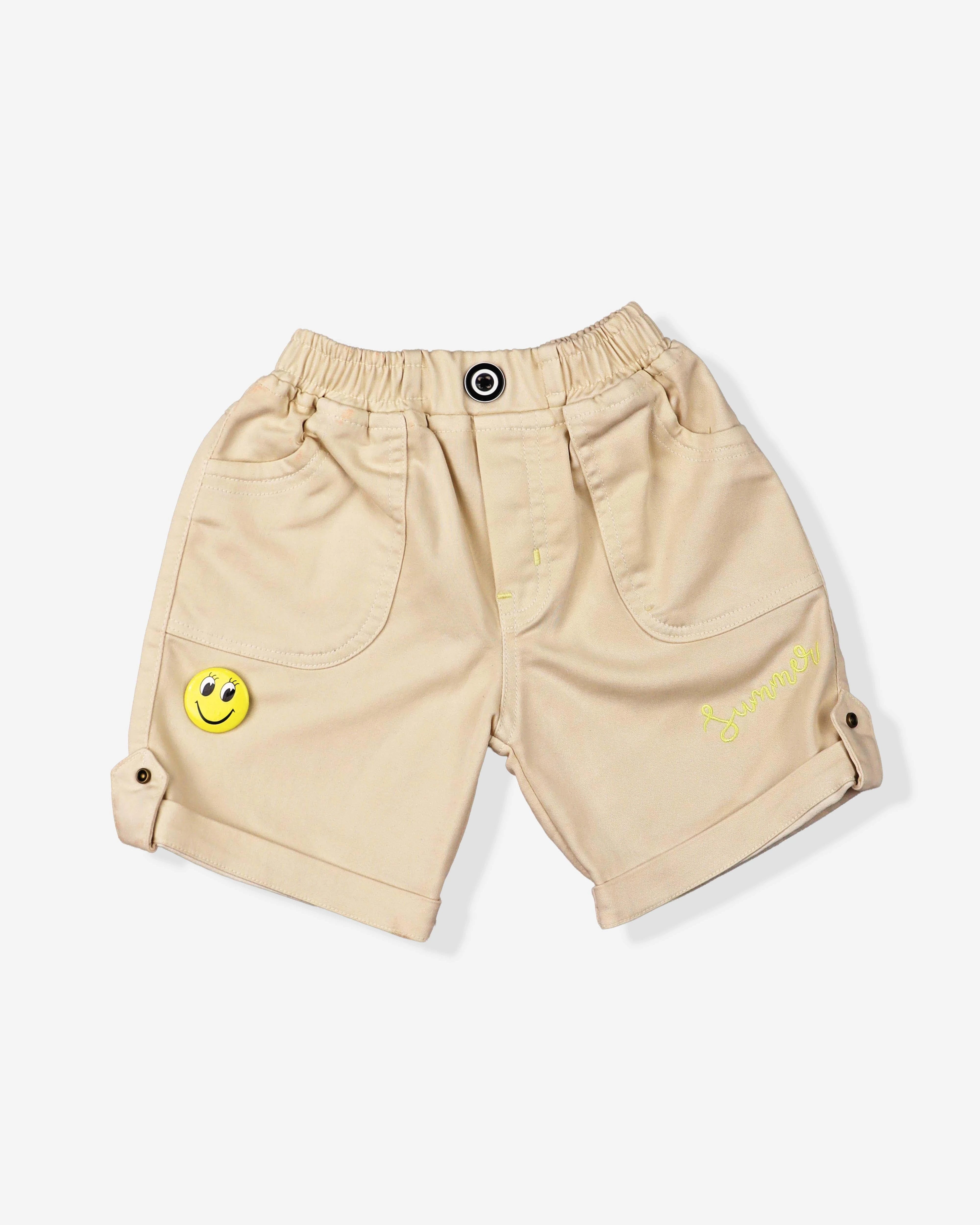 Clothing Sets For Boys | Collar Tshirts With Solid Shorts