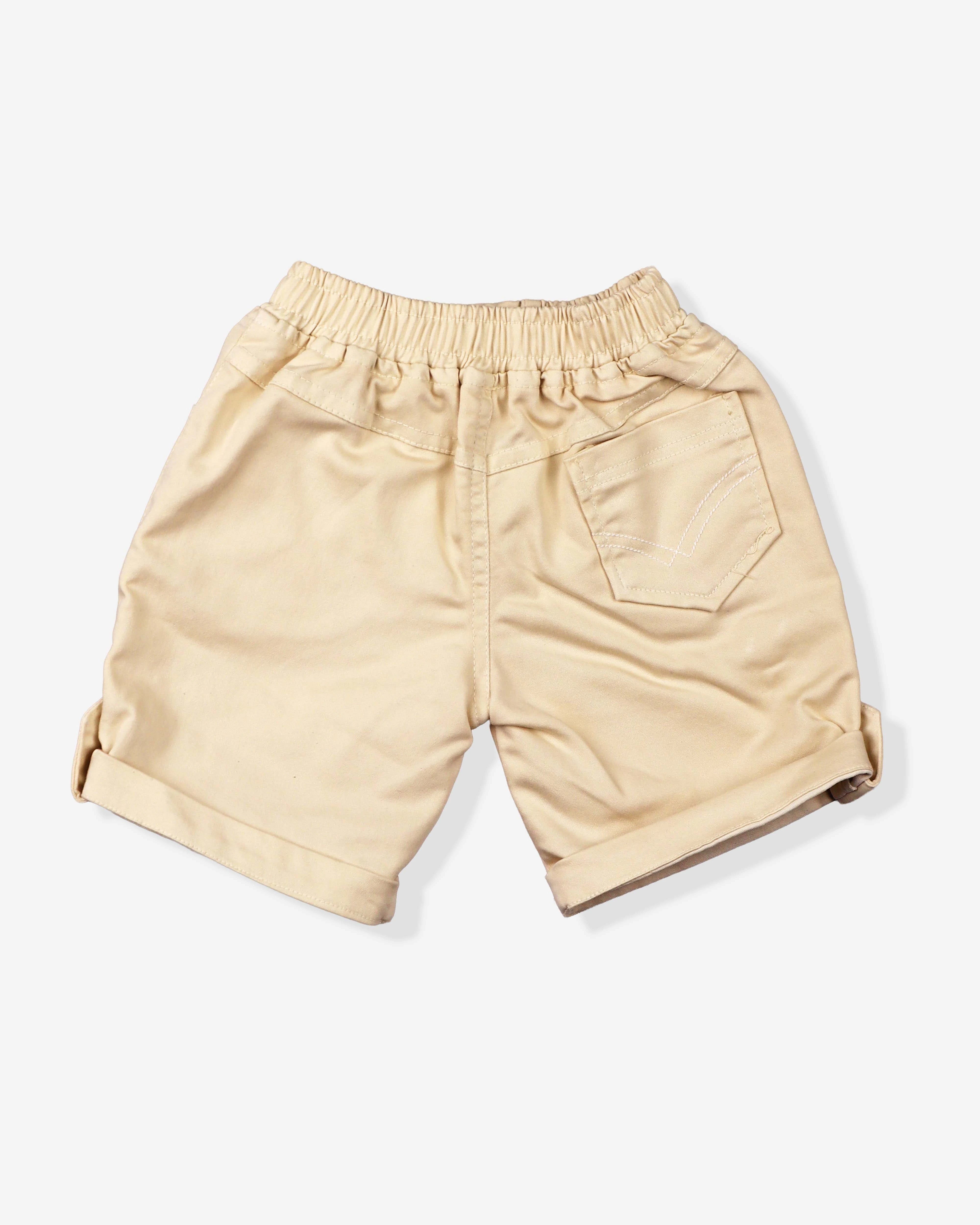 Clothing Sets For Boys | Collar Tshirts With Solid Shorts