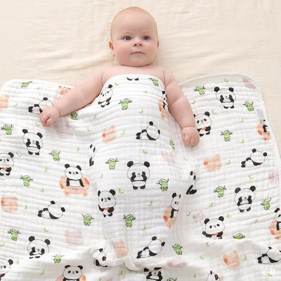 NewBorn Hooded Muslin Blankets | Unisex