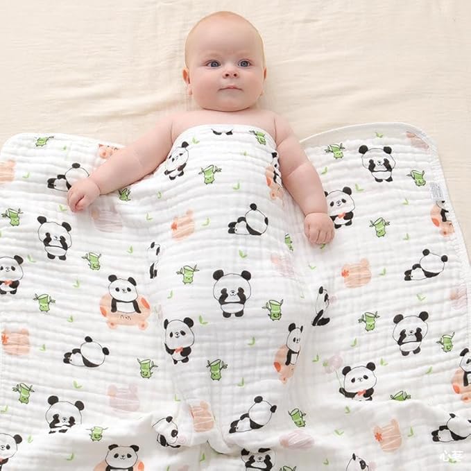 NewBorn Hooded Muslin Blankets | Unisex